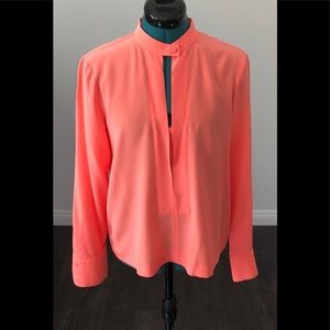 Bcbg Max Azria long sleeve 100% silk blouse Small
